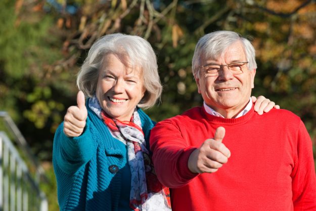 Happy senior couple – Glückliches Seniorenpaar How Optimism Plays A Big Role In Your Healthy Aging